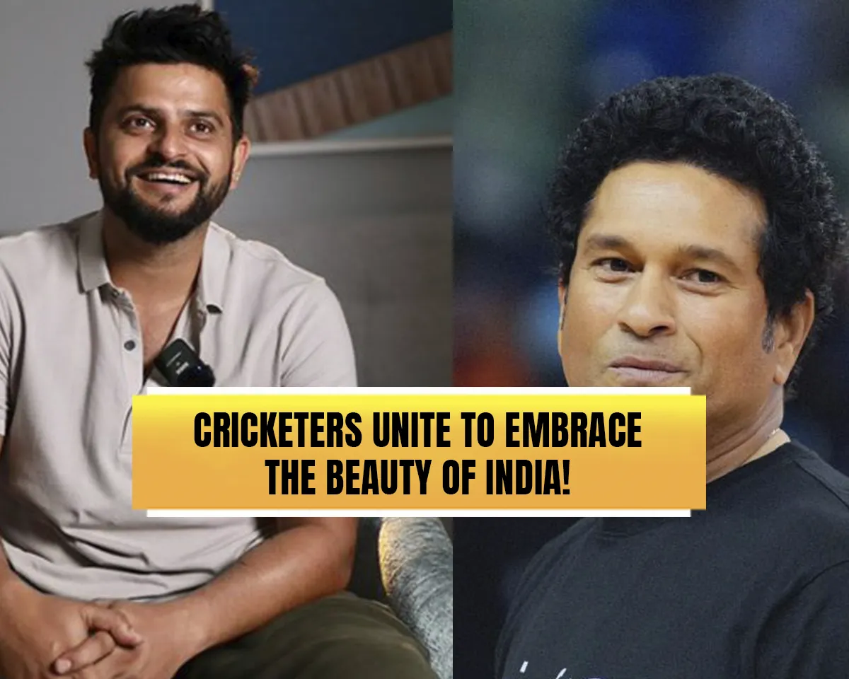 Suresh Raina & Sachin Tendulkar (Source: Twitter)