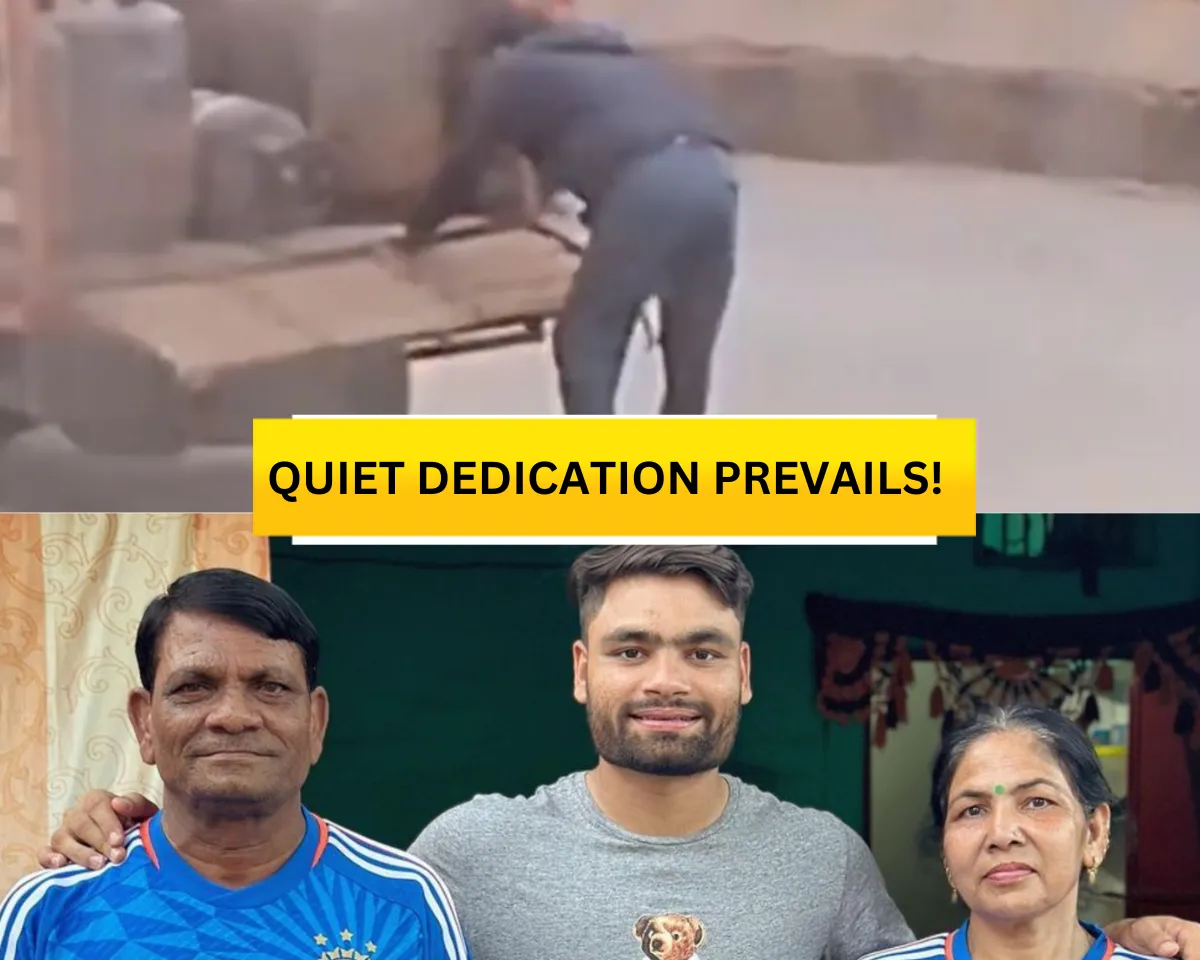 Rinku Singh and his Father (Source: Twitter)