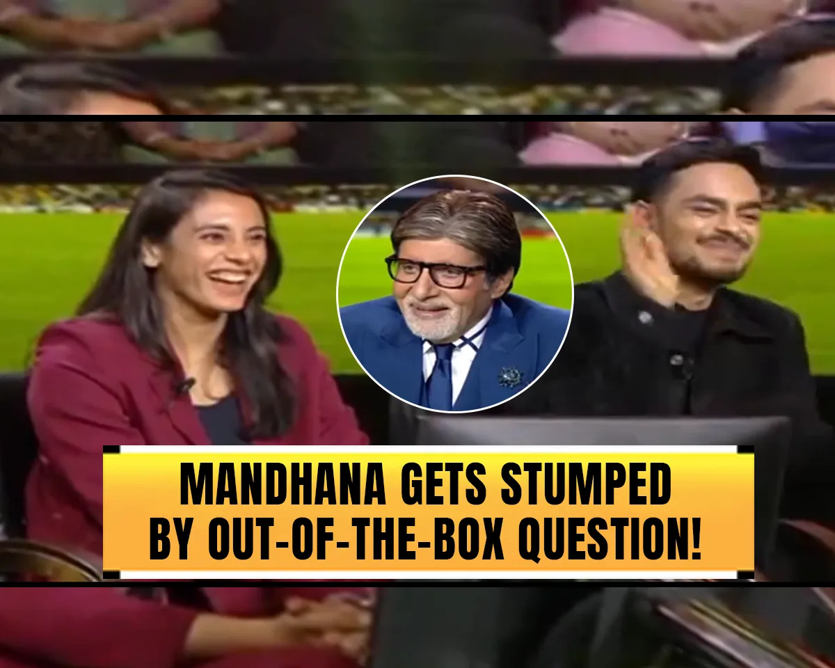 Smriti Mandhana & Ishan Kishan in Kaun Banega Crorepati (Source: Twitter)