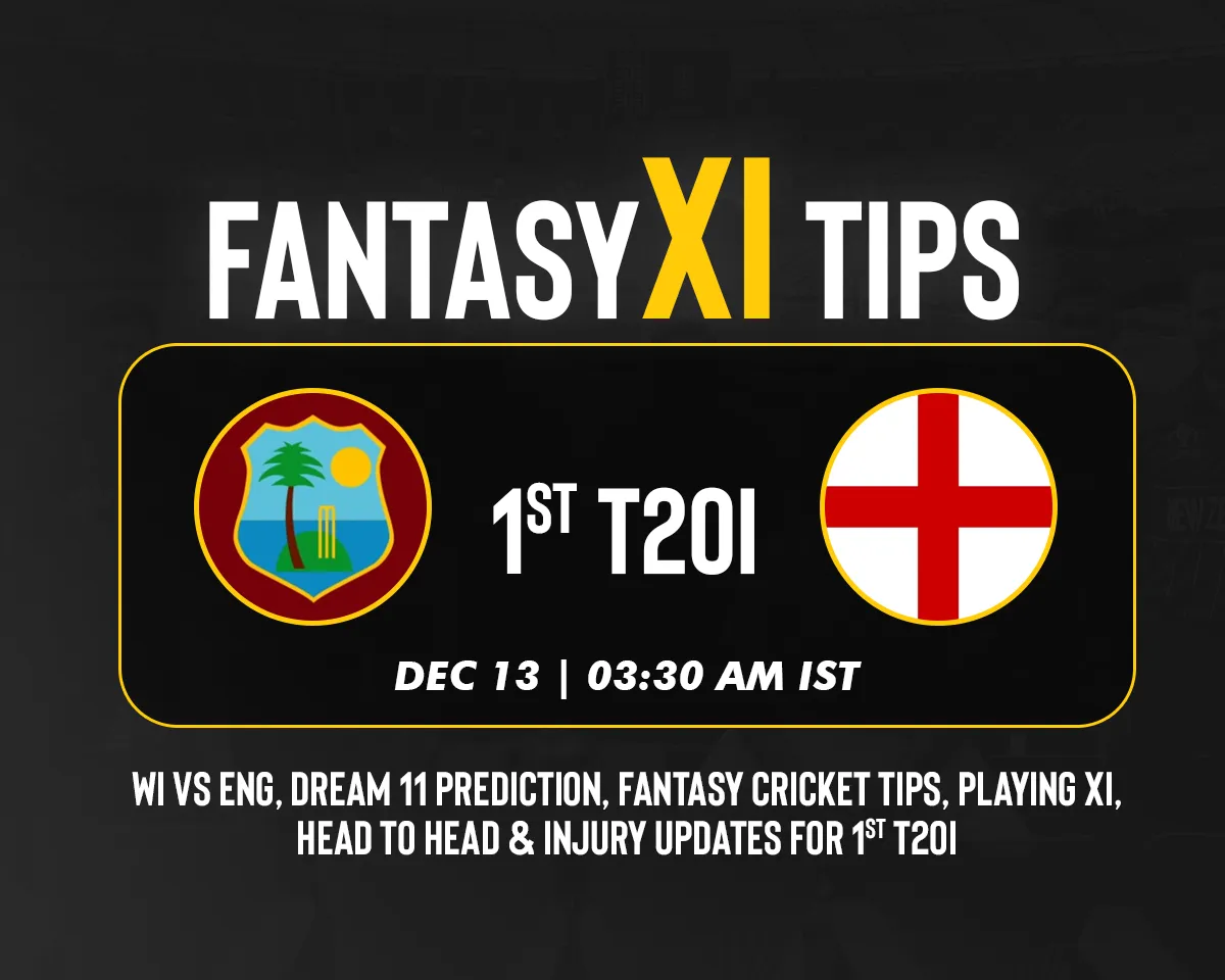 WI vs ENG 1st T20I
