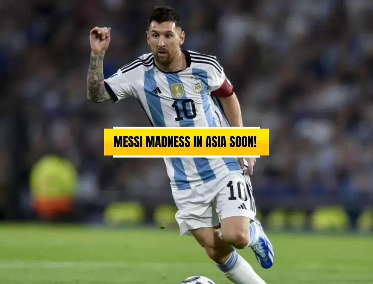 Lionel Messi on international tour with Inter Miami 