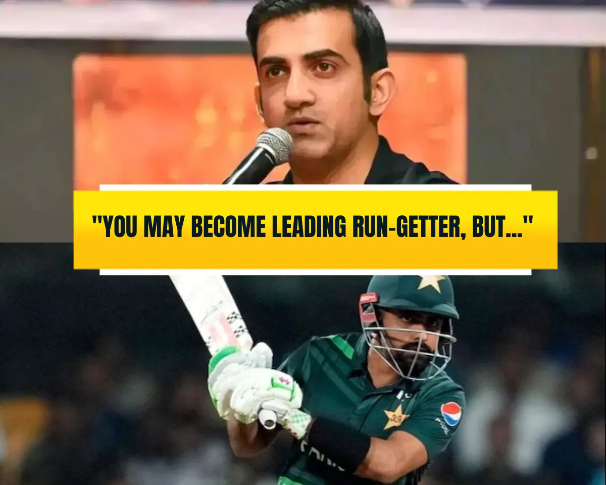 Gautam Gambhir & Babar Azam (Source: Twitter)