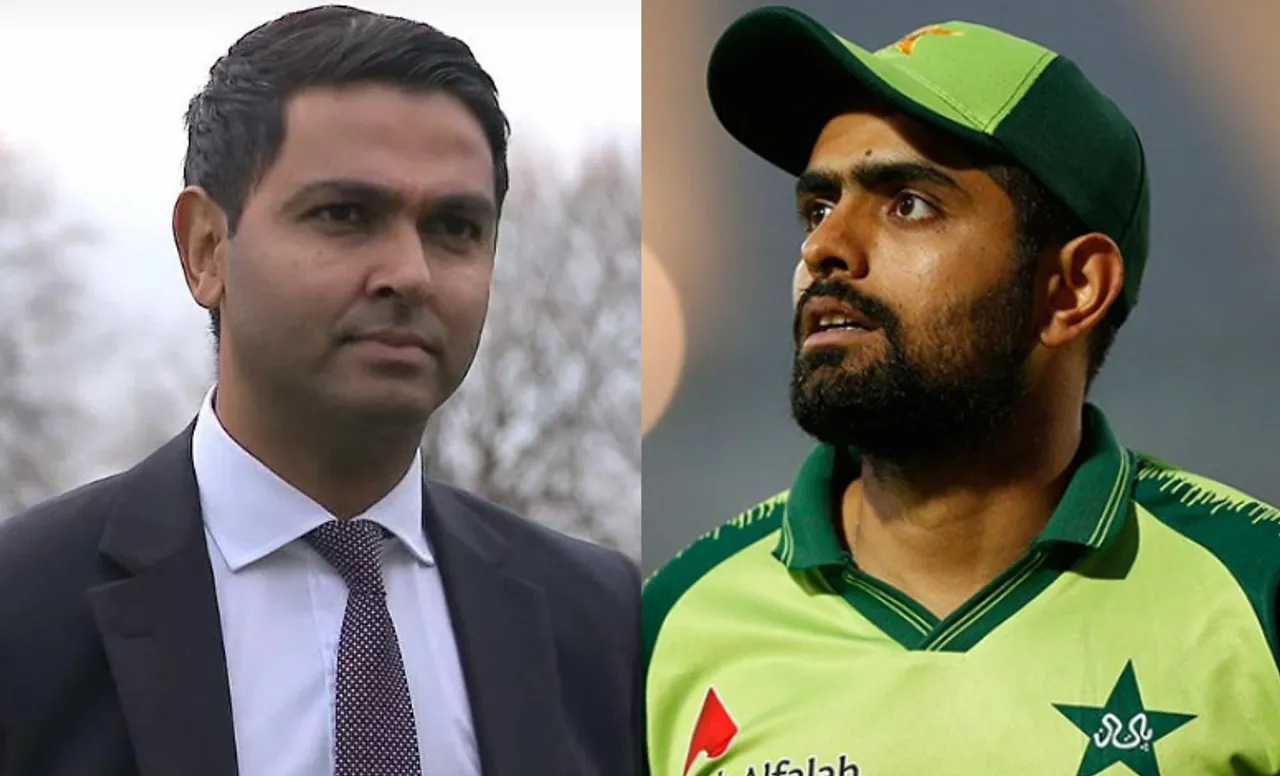 Wasim Khan and Pakistan skipper, Babar Azam