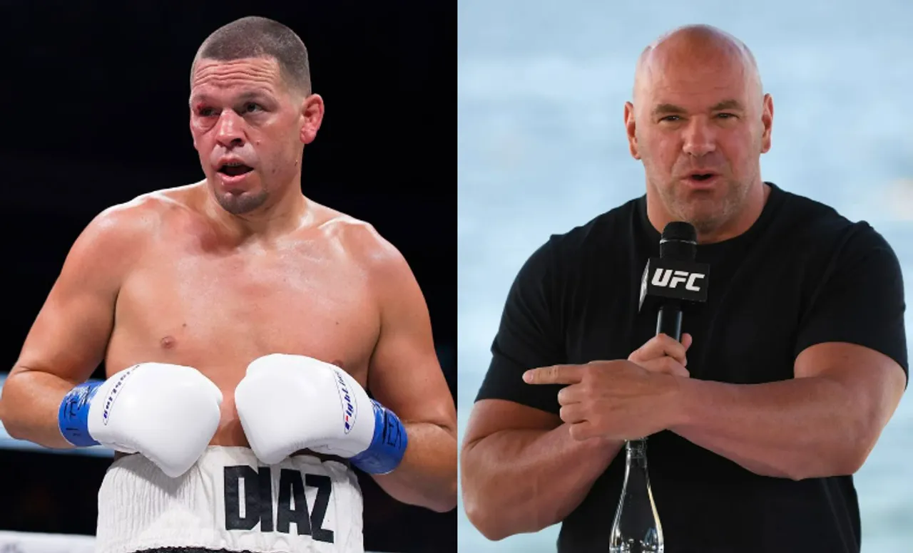 Nate Diaz and Dana White