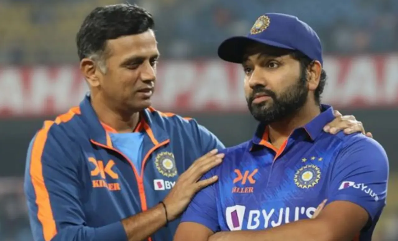 Rahul Dravid and Rohit Sharma