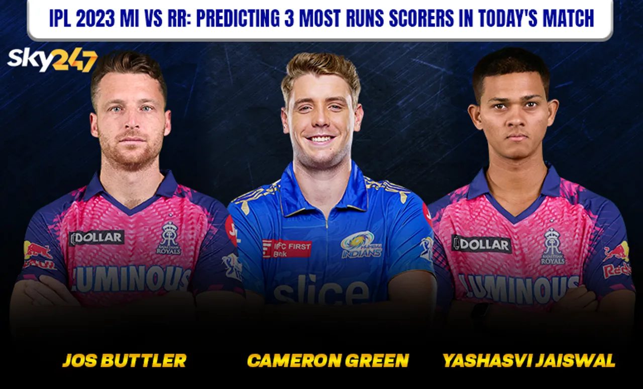 MI vs RR, IPL 2023: 3 most run scorers in today's match