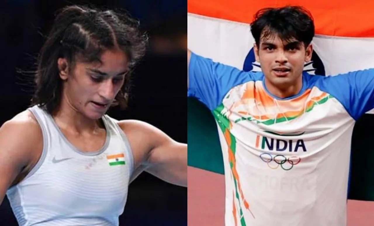 Neeraj Chopra - Vinesh Phogat