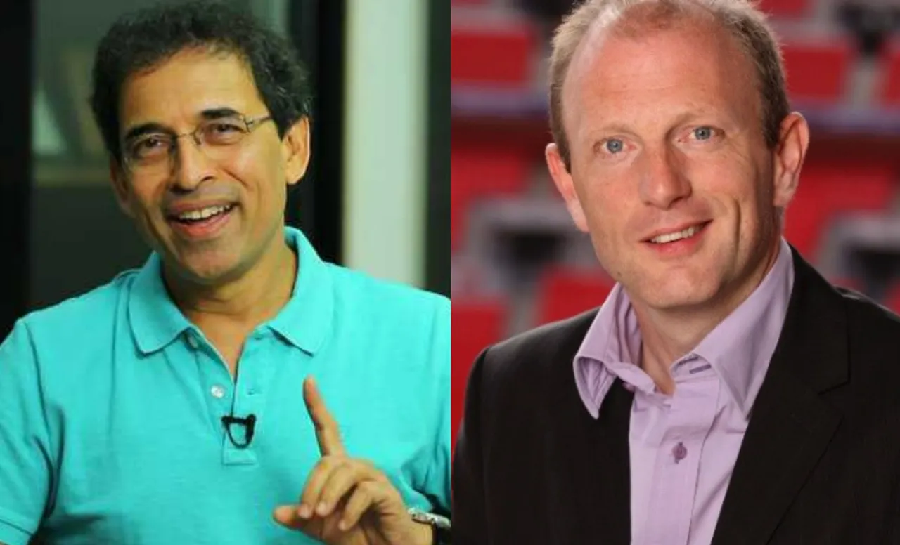 Harsha Bhogle and Peter Drury