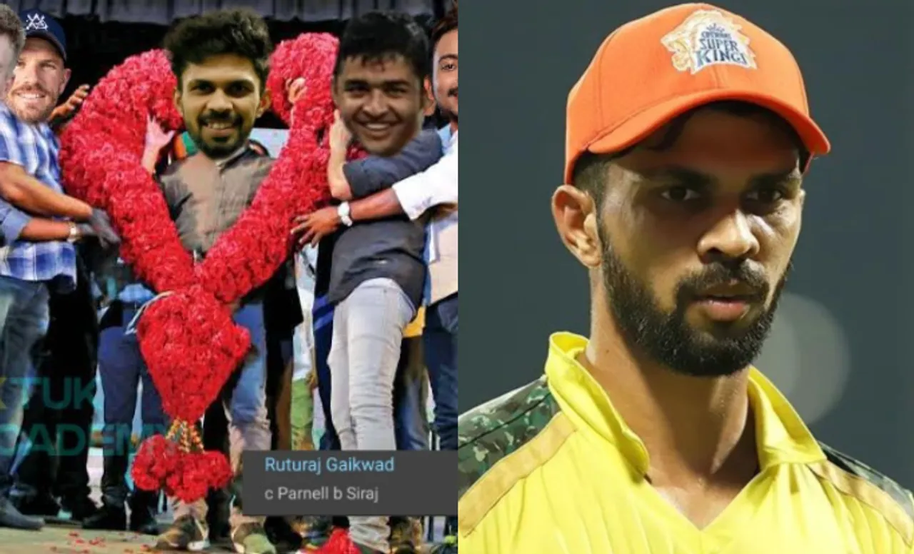 Ruturaj Gaikwad fails vs RCB