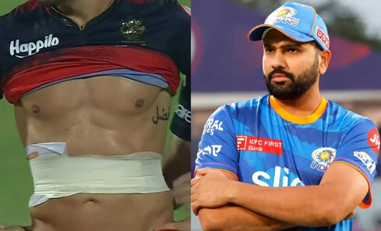 Faf du Plessis and Rohit Sharma