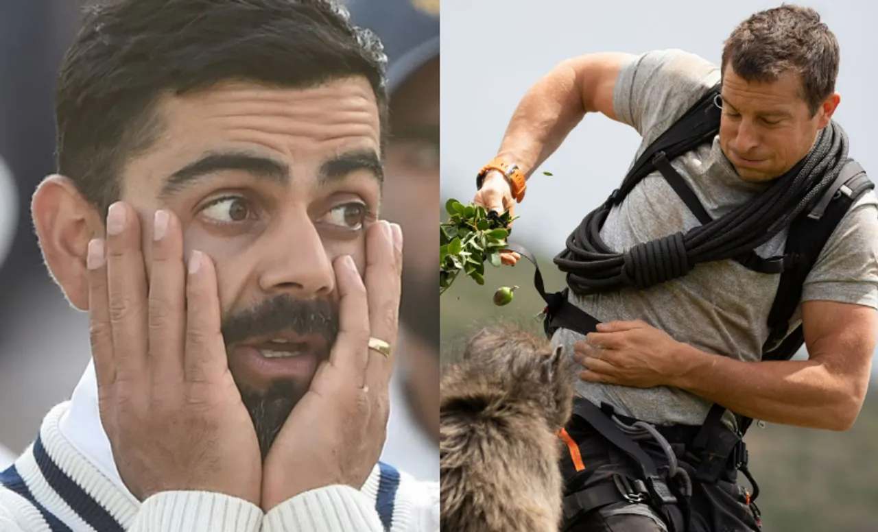 Virat Kohli and Bear Grylls
