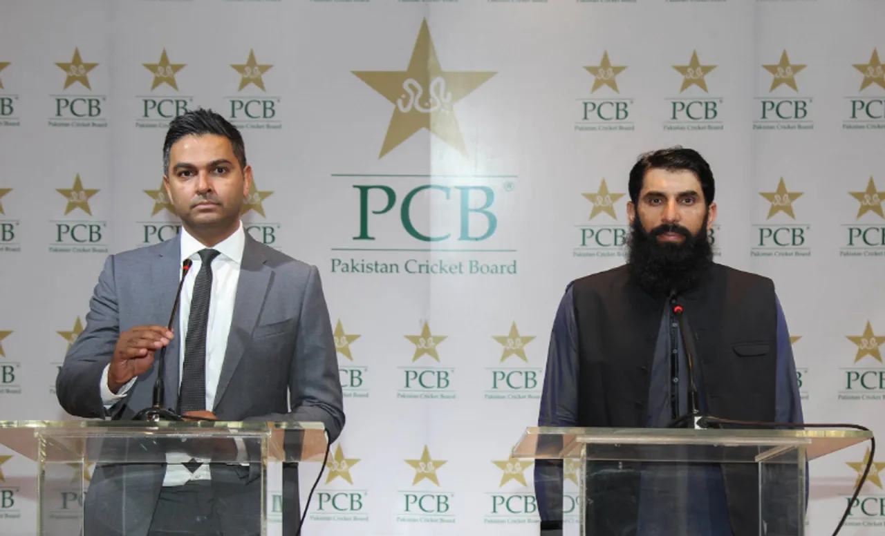 Misbah ul Haq and Wasim Khan