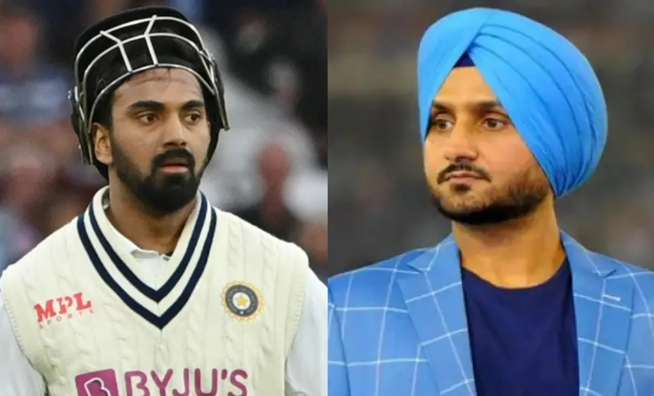 KL Rahul and Harbhajan Singh