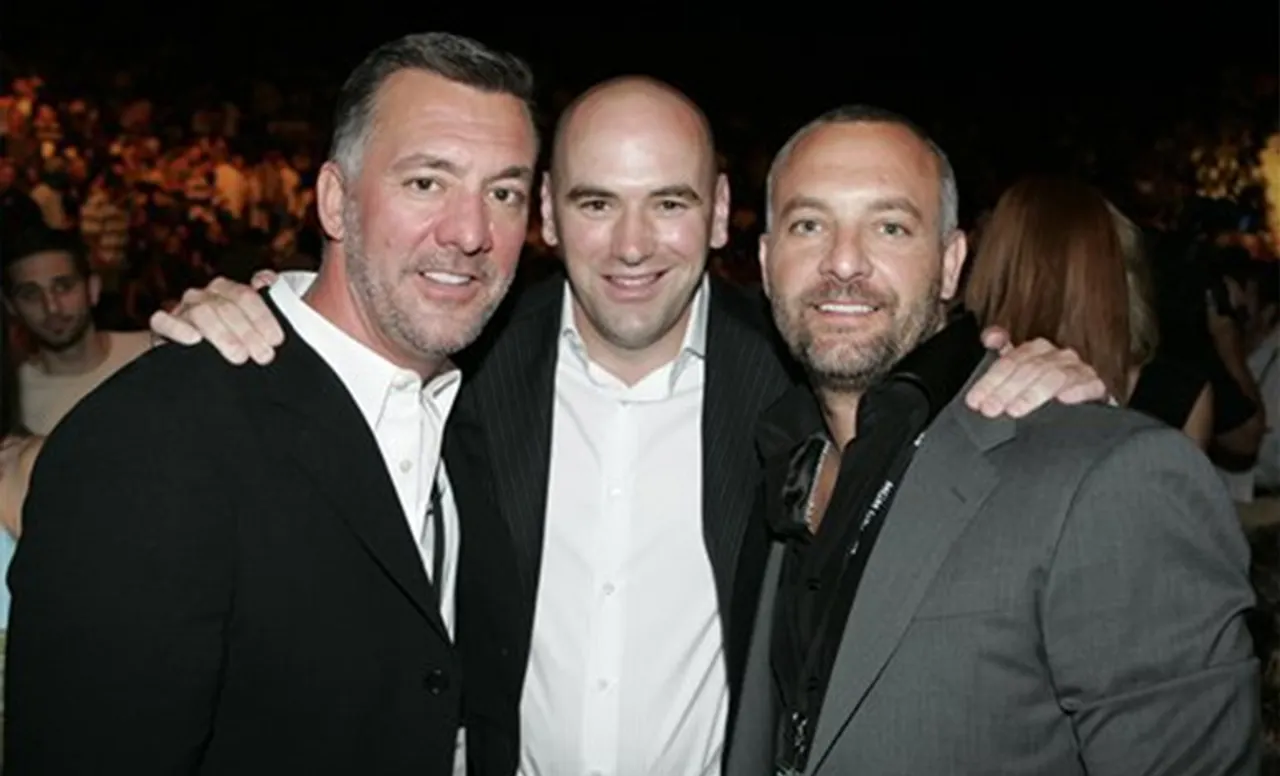 Dana White and Fertitta brothers (Source - Twitter)