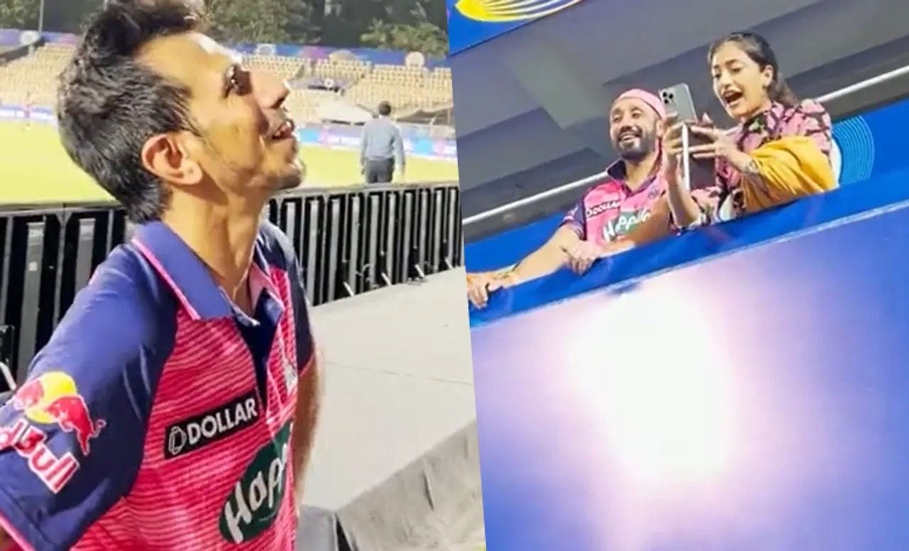 Yuzvendra Chahal and Dhanashree Verma