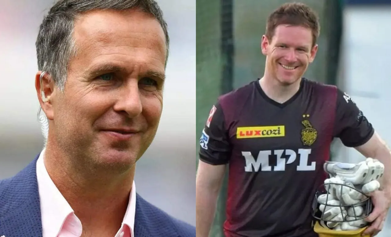 Michael Vaughan and Eoin Morgan