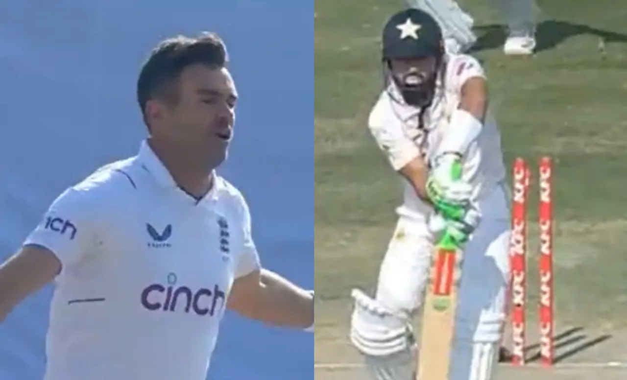 Fans react to James Anderson's shocker to Mohammad Rizwan that left batter stunned