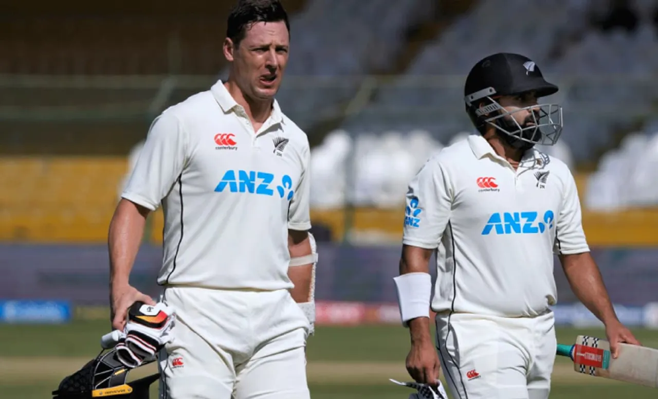 Ajaz Patel and Matt Henry