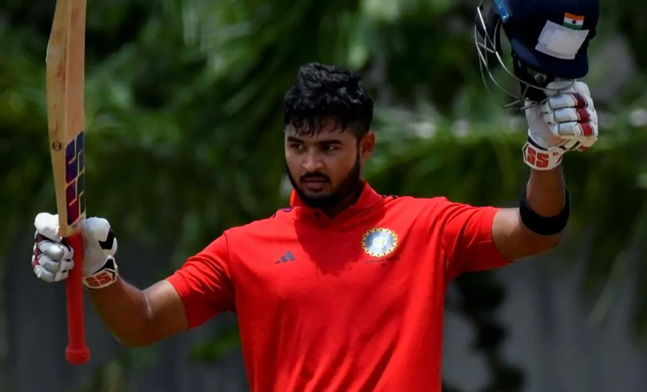 Riyan Parag in Deodhar Trophy