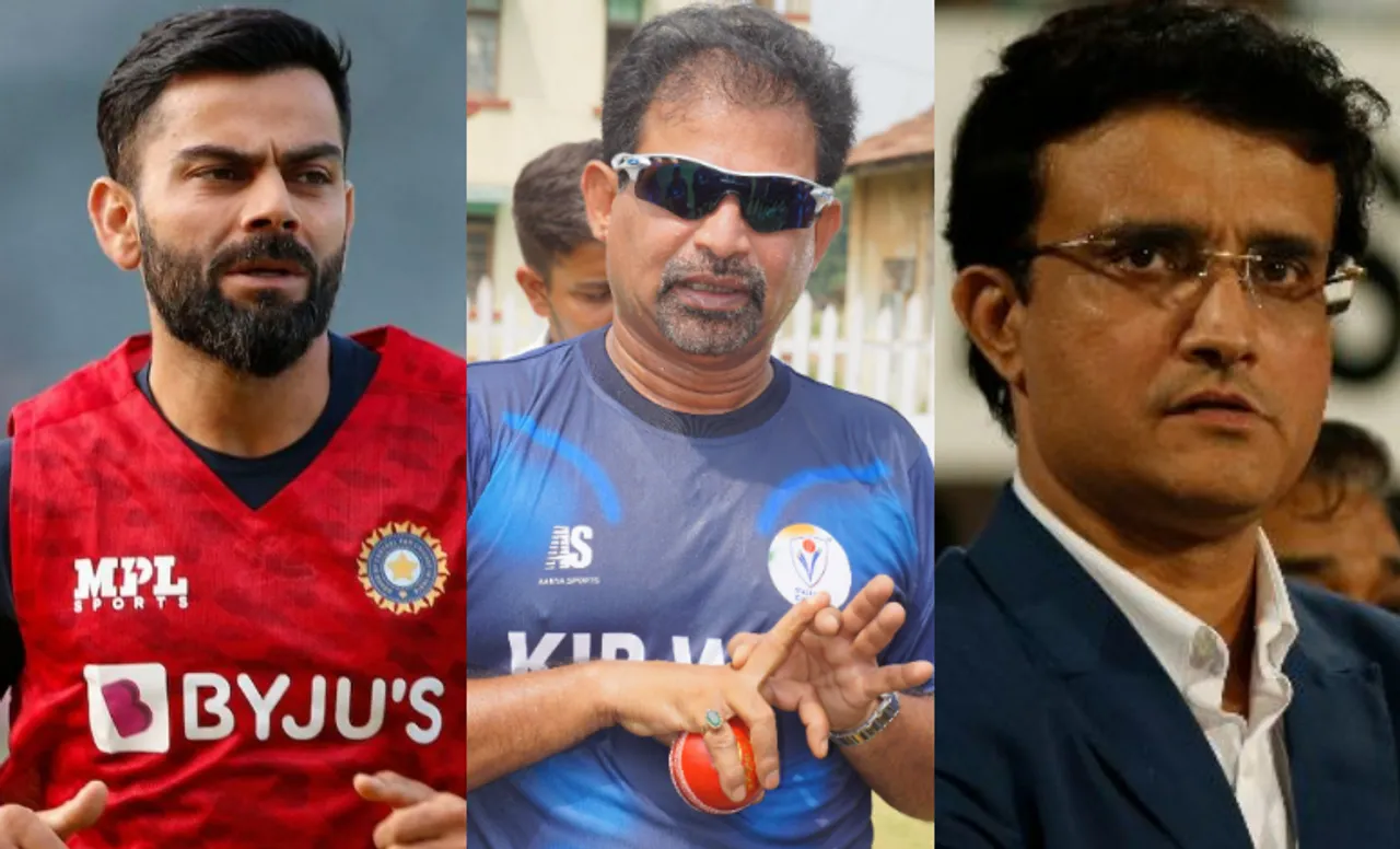 Virat Kohli, Chetan Sharma, and Sourav Ganguly