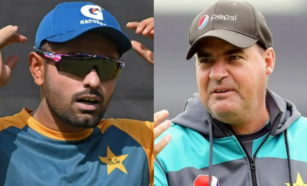 Babar Azam and Mickey Arthur