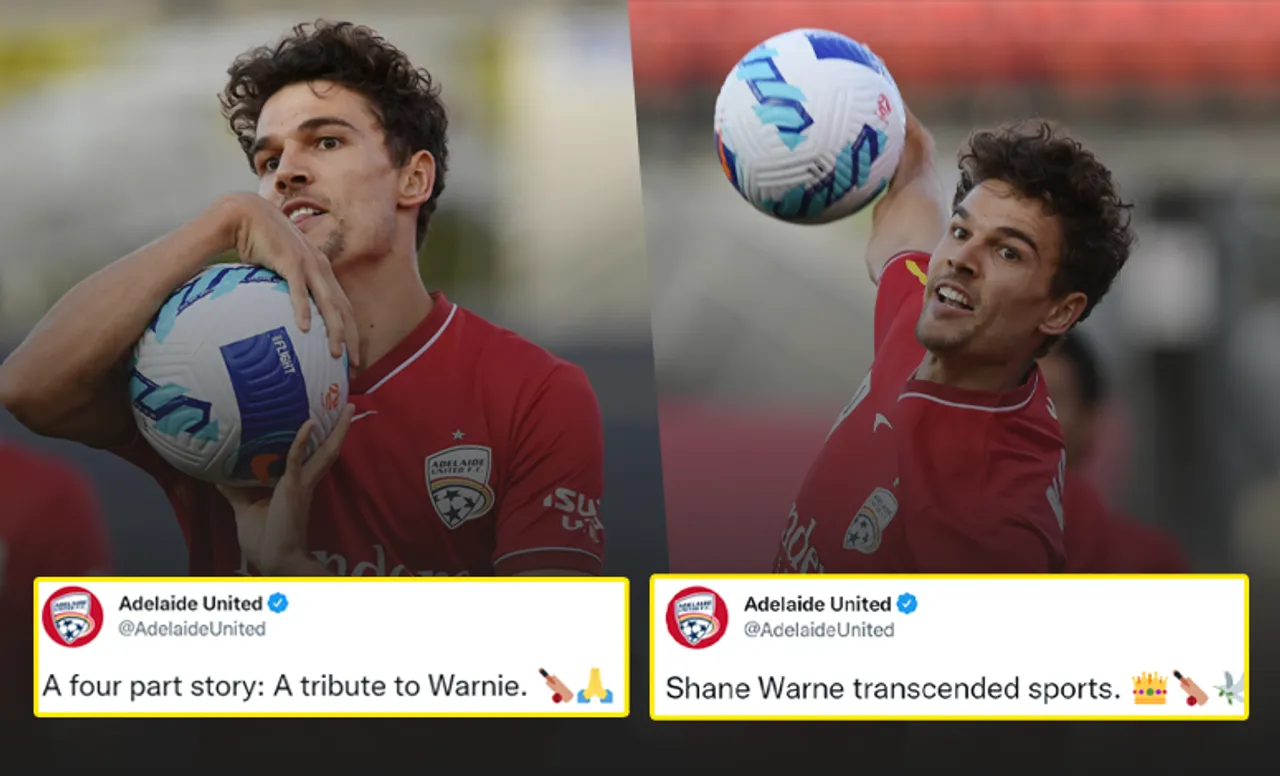 Watch: Adelaide United striker gives heartfelt tribute to Shane Warne