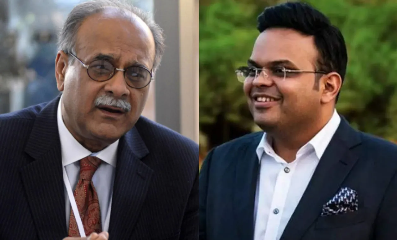 Najam Sethi and Jay Shah