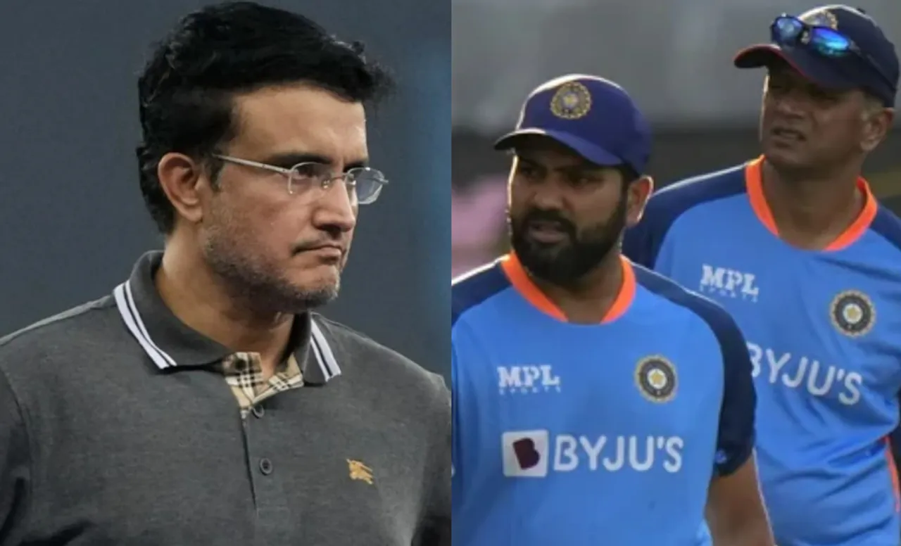 Sourav Ganguly and Team India