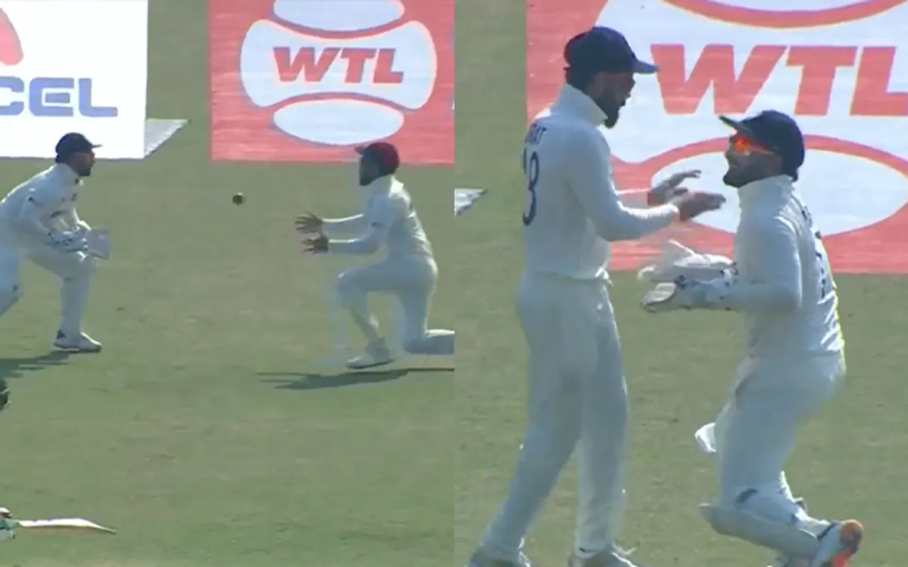 WATCH: Virat Kohli drops catch but a flying Rishabh Pant grabs it eventually to dismiss Najmul Hasan Shanto