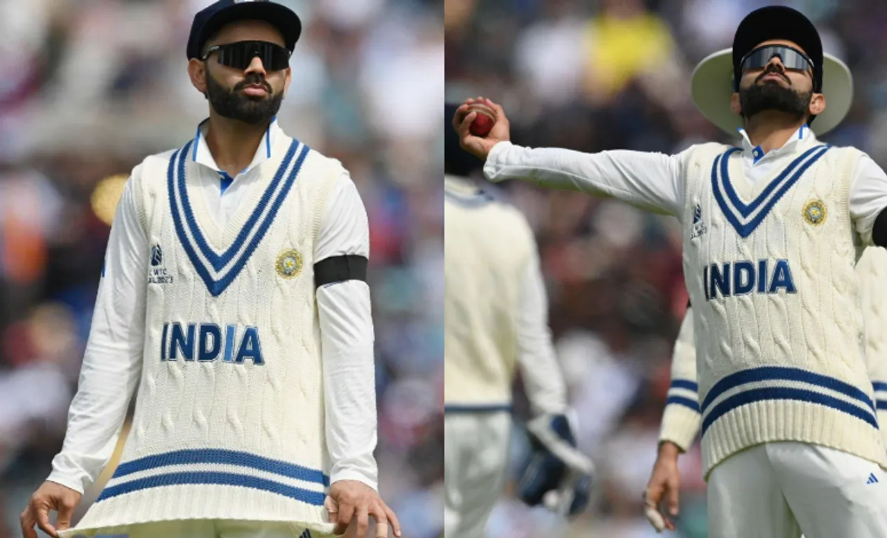 Virat Kohli during first session, day one in WTC 2023 final