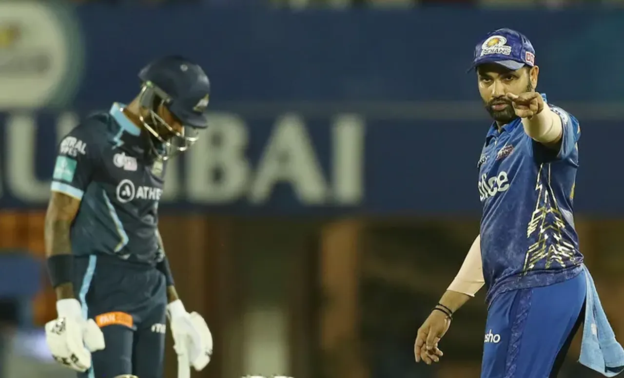 Hardik Pandya and Rohit Sharma