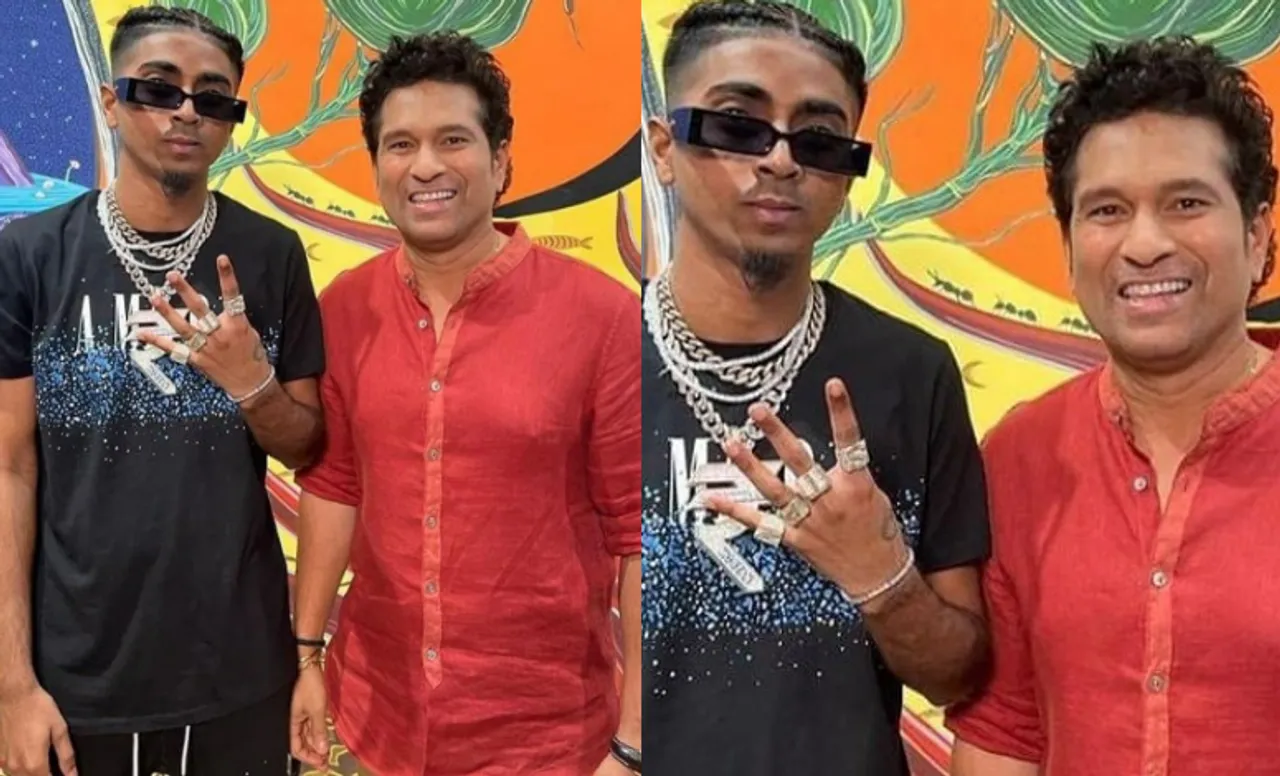 MC Stan and Sachin Tendulkar