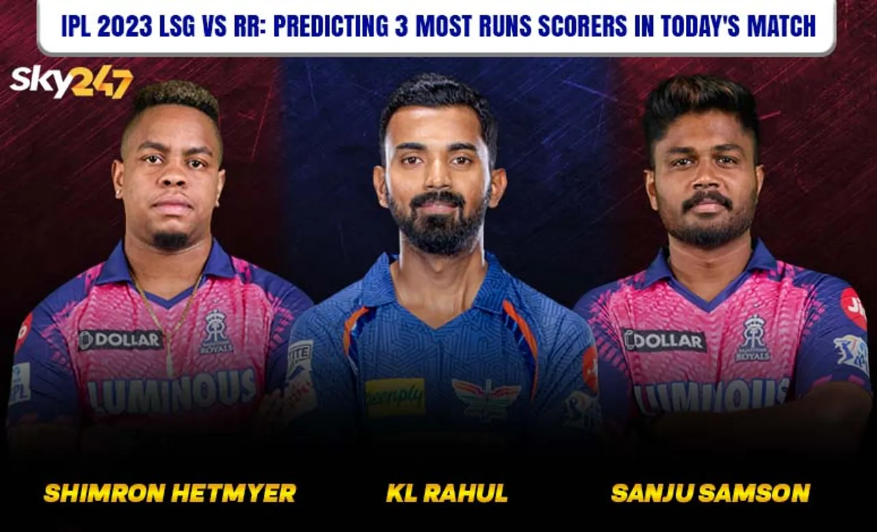 RR vs LSG, IPL 2023: 3 most run scorers in today's match