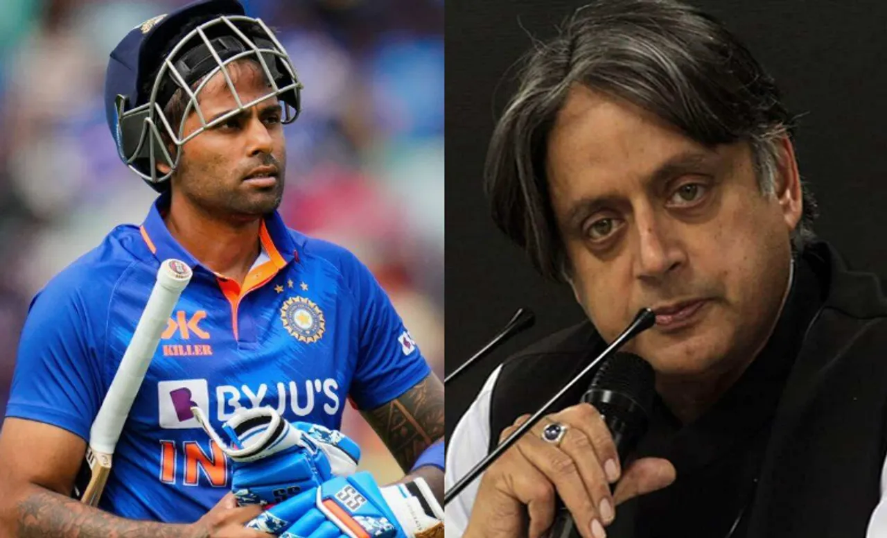 Suryakumar Yadav and Shashi Tharoor