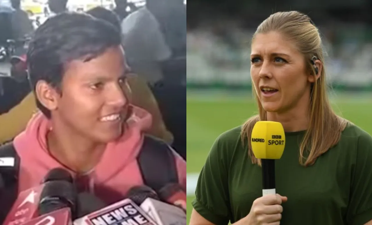 Heather Knight and Deepti Sharma