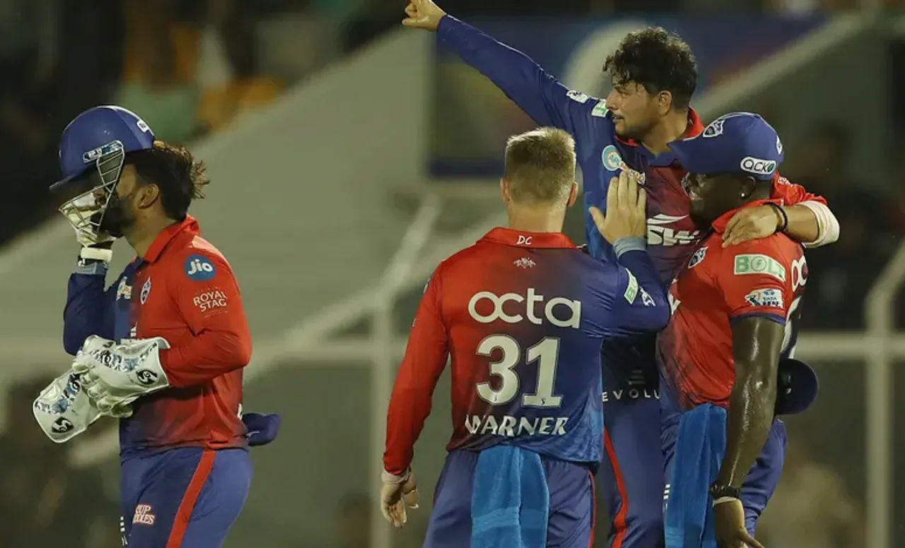 Kuldeep Yadav and David Warner