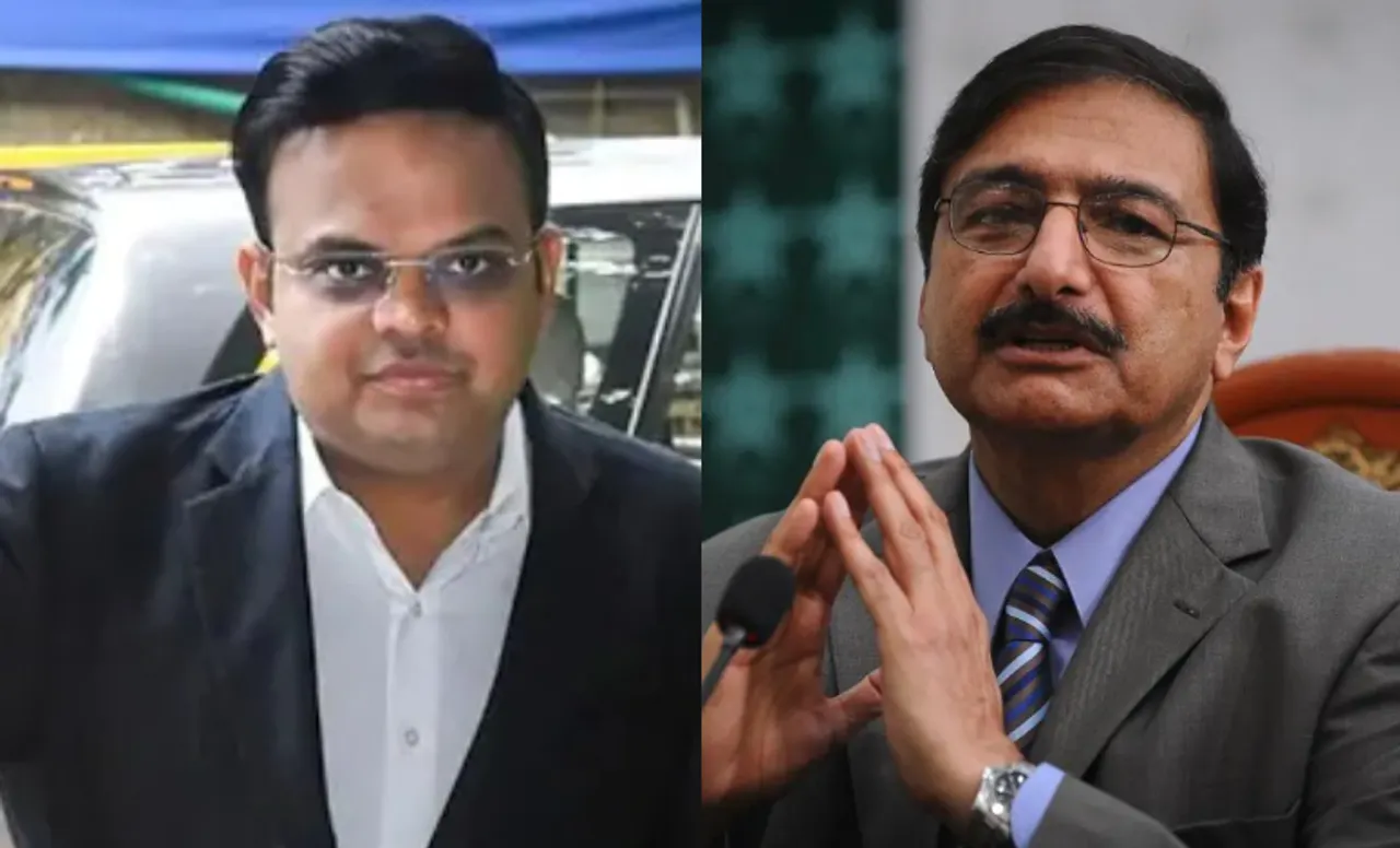 Jay Shah and Zaka Ashraf