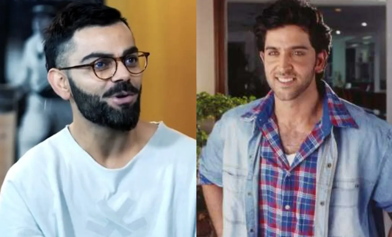 Virat Kohli and Hrithik Roshan