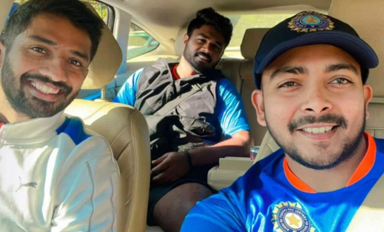 Prithvi Shaw, Rahul Tripathi, and Sanju Samson