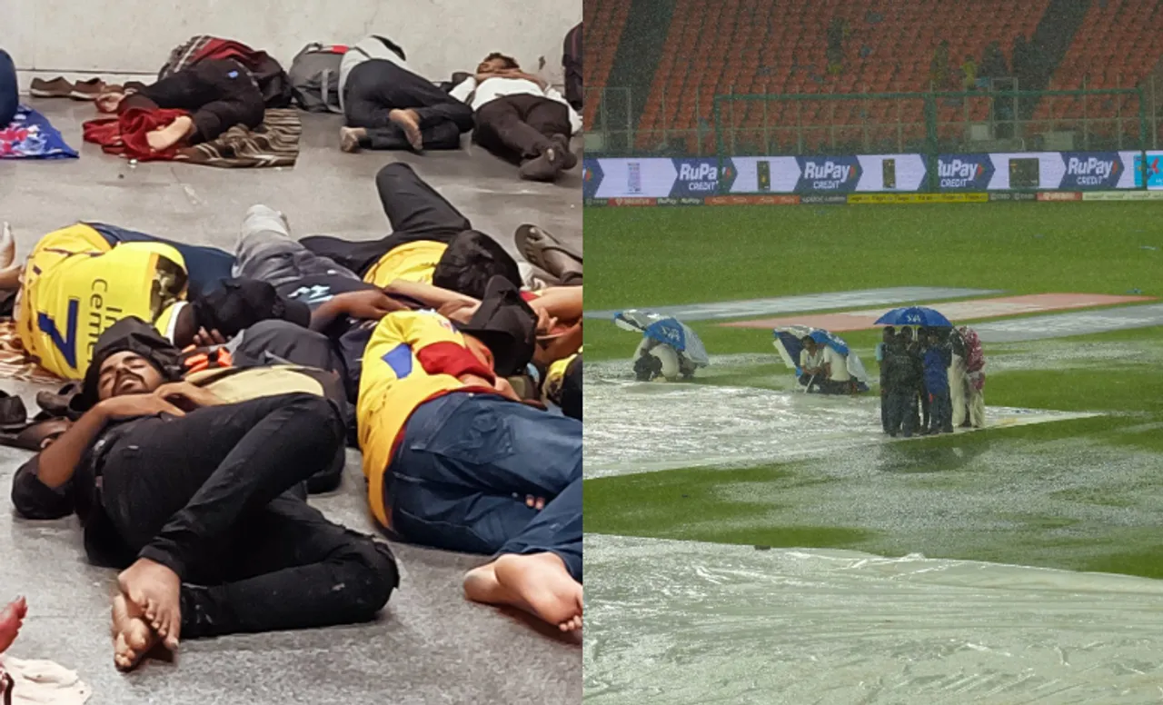 IPL 2023: Travelling fans seen sleeping on Railway Platform