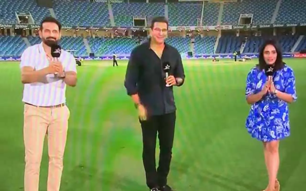 Irfan Pathan-Wasim Akram-Mayanti Langer
