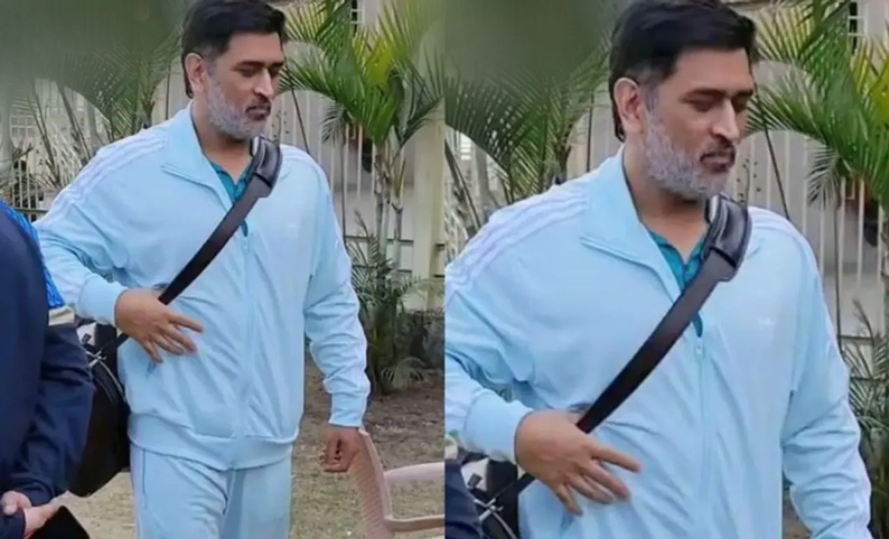 'Ye new look nhi hai bhudhape ka asar hai' - Fans troll MS Dhoni as his latest images surface on social media