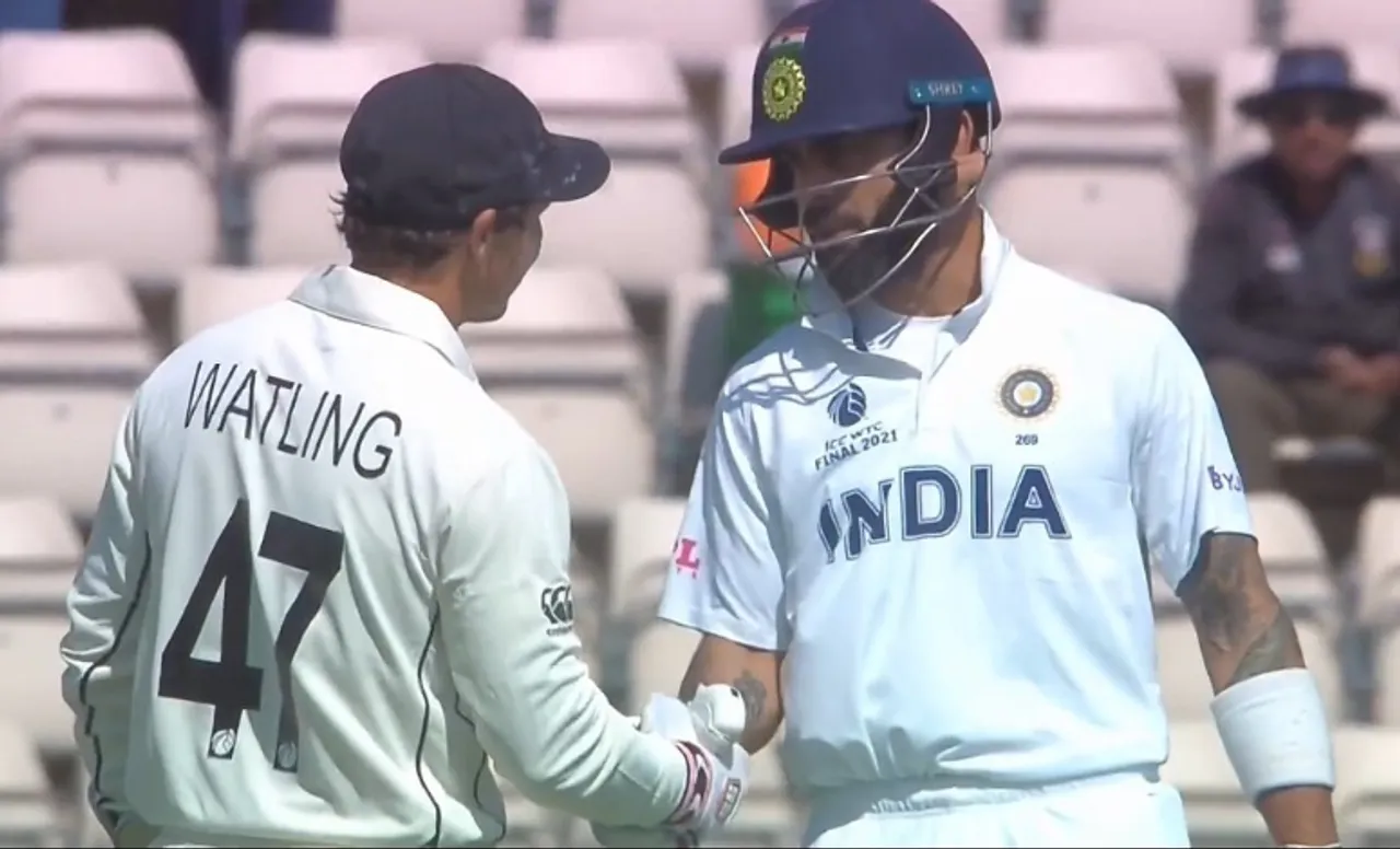 Kohli congratulate Watling