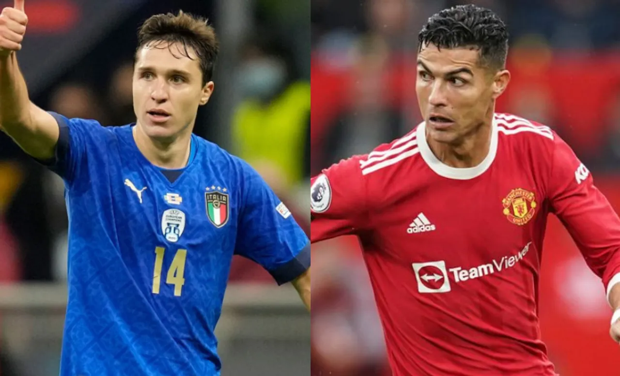 Federico Chiesa and Cristiano Rolando