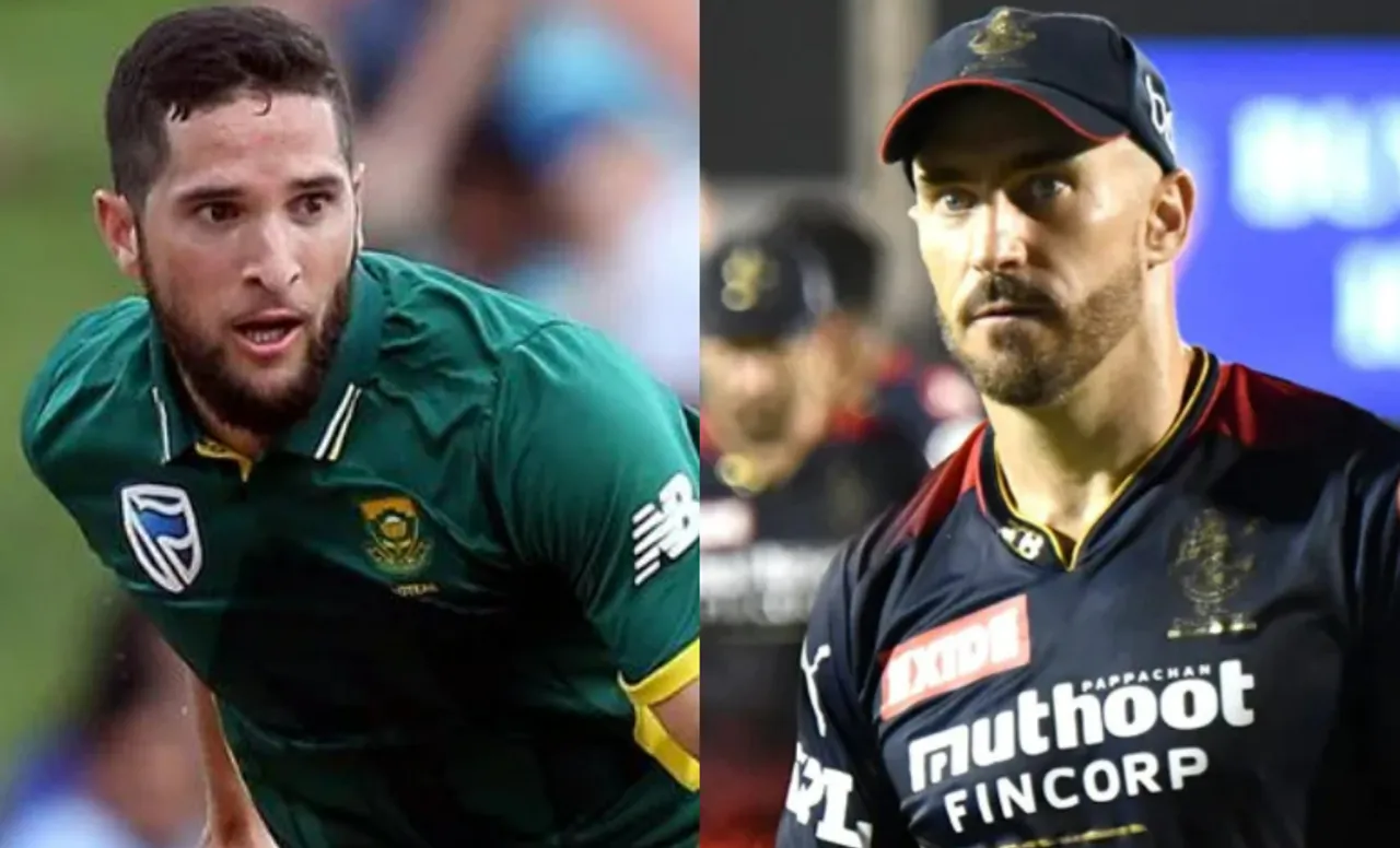 Wayne Parnell and RCB skipper