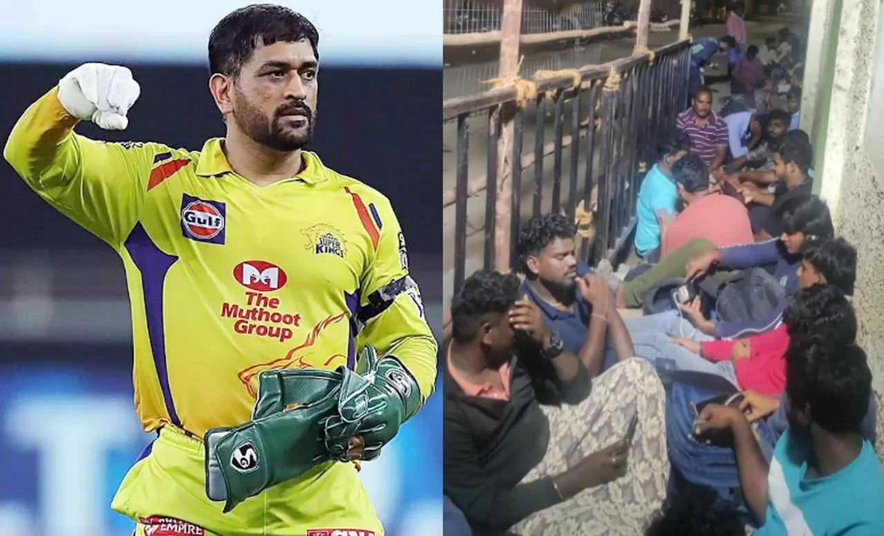 MS Dhoni and CSK fans
