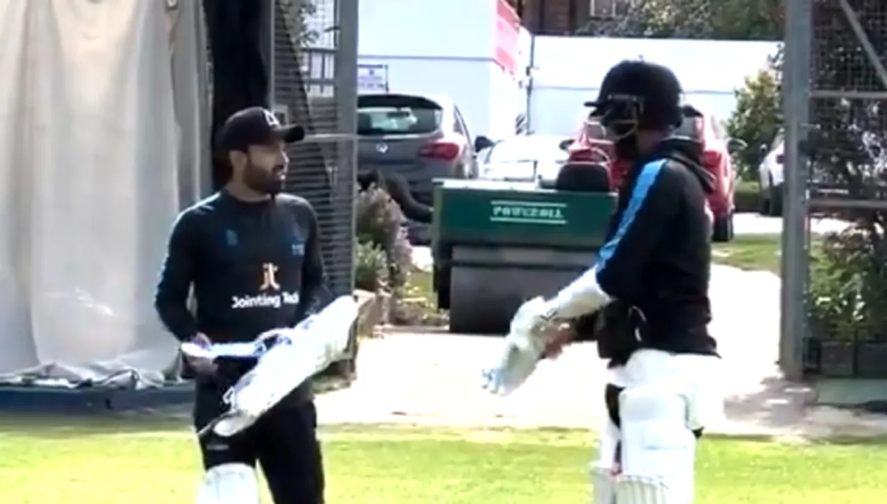 'Aap aye the pehle?' - Fans decode Cheteshwar Pujara, Mohammad Rizwan conversation during training session