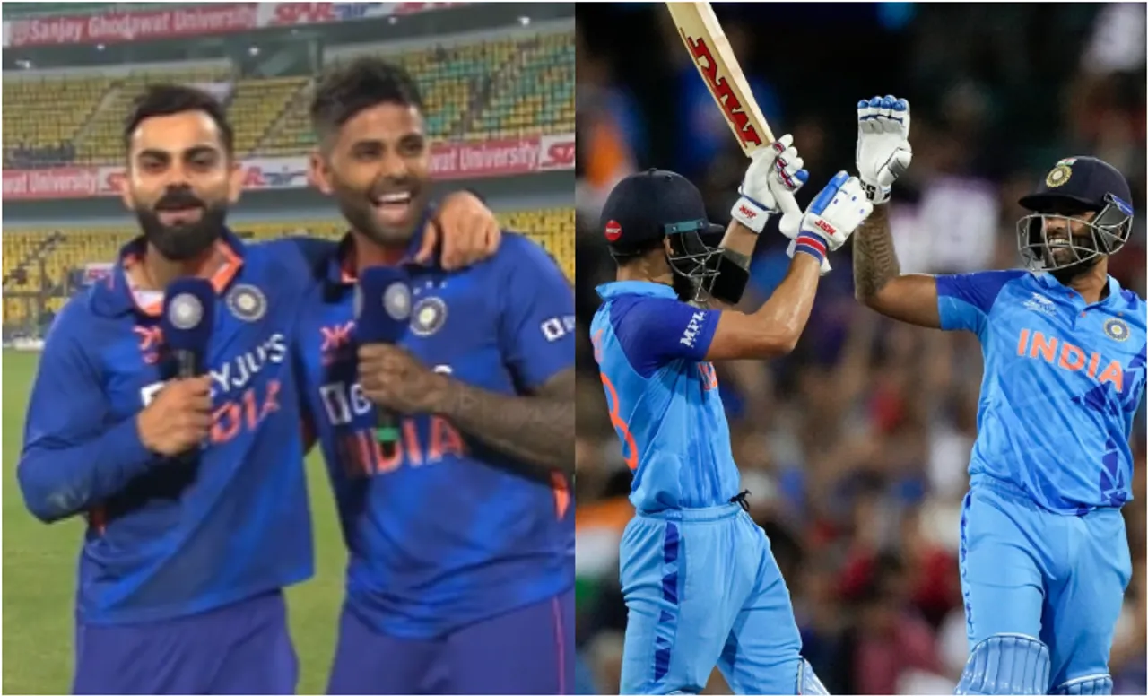 'Love the SurVir bond' - Fans shower their love on Virat Kohli as he heaps praise on Suryakumar Yadav during his interview