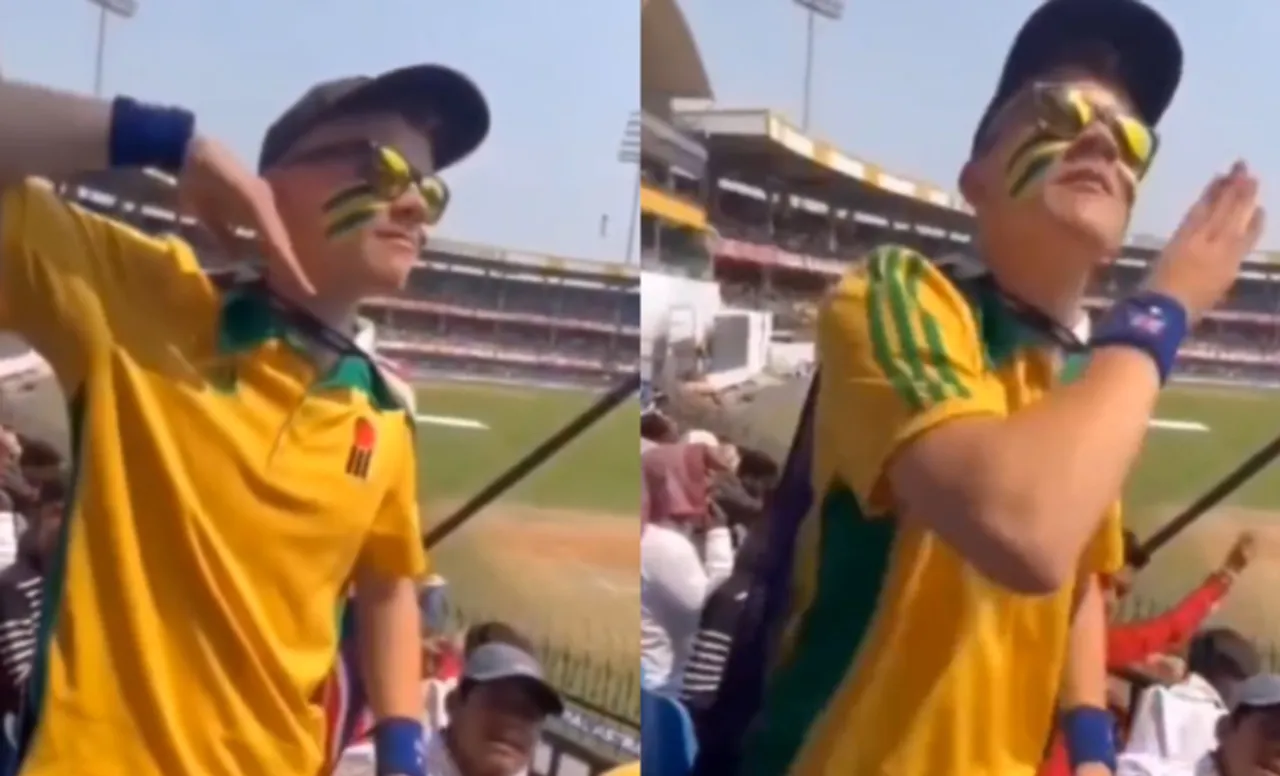 Aussie Fan imitating Allu Arjun