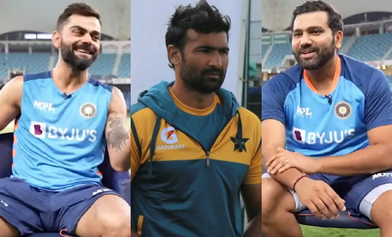 Virat Kohli, Sohail Khan, and Rohit Sharma
